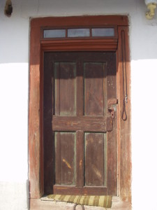 Původní vstupní dveře